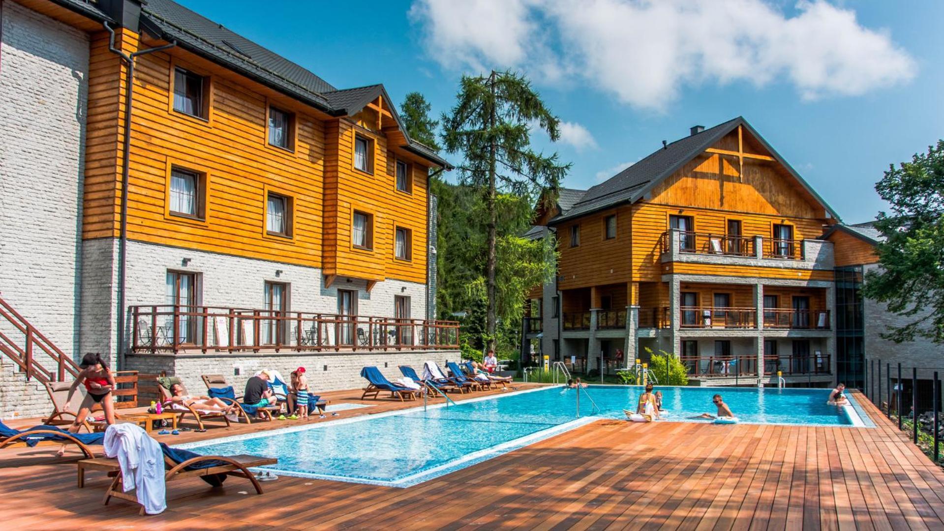 Hotel Czarny Potok Resort Spa & Conference Krynica-Zdrój Esterno foto